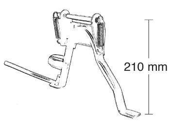 main stand Buzzetti for Aprilia Scarabeo 50cc 2-stroke AC 2005- (Piaggio engine)