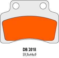 brake pads Delta Braking sintered DB2018SR