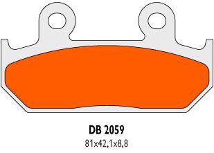 brake pads Delta Braking sintered DB2059RD