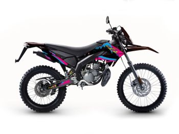 decal set black-pink-blue glossy for Gilera RCR 11-17