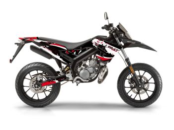 decal set black-white-red glossy for Gilera SMT 50 2018-