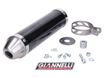 silencer Giannelli carbon for Aprilia RX/SX 50 06/09, Derbi Senda 50 R/SM Xrace/Xtreme