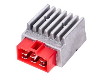 regulator / rectifier with flasher plug red for Derbi Senda, GPR, Aprilia RX / SX 50, Gilera RCR