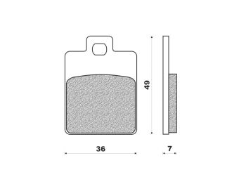 brake caliper black for Aprilia SR50, Malaguti F12, F15, Piaggio Liberty, Vespa ET2, ET4, Zip
