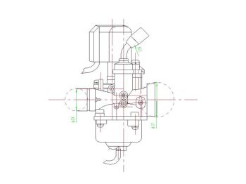 carburetor kit sport for Minarelli, CPI horizontal