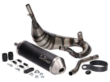 exhaust system LeoVince X-Fight Black Edition for Rieju MRT 50 Cross, SM