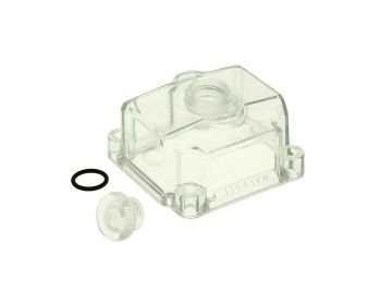 float bowl Malossi for Dellorto PHBG carburetor - transparent