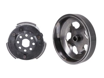 clutch with clutch bell Malossi Delta Clutch D=134mm for Vespa GTS/GTS Super 125ie, 150ie Euro4/Euro5 2016-