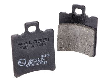brake pads Malossi organic for Aprilia, Malaguti, MBK, Piaggio, Yamaha