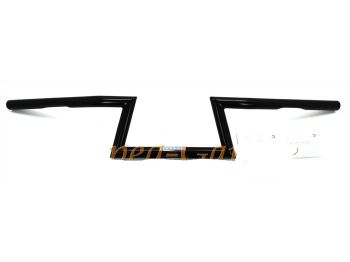 Handlebar bent black 145mm for Harley Fehling Z