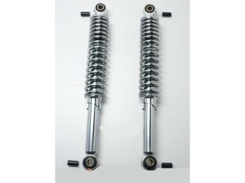 suspension struts 320mm adjustable progressive chrome for moped moped mokick