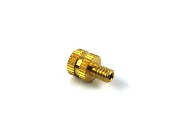 Chrome air pump with screw valve for Miele Quickly moped 50cc moped