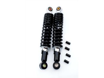 Shock absorber set Fast-Arrow 260mm adjustable black for Kreidler Flory