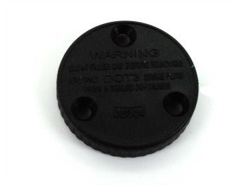 Brake cover Magura plastic black for Zündapp KS, GTS, Kreidler, Hercules, DKW, KTM