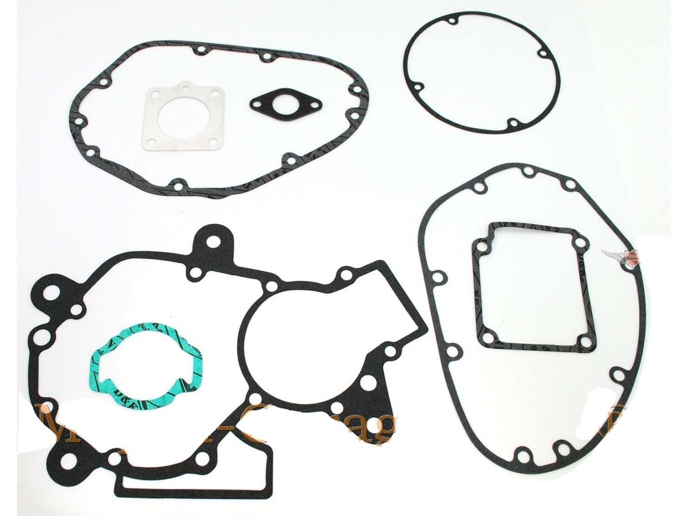 Engine / cylinder gasket set 50cc 8-piece for Puch MS VS DS MV M VZ