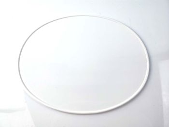Start number plate Maier 230x280x3mm white for moped moped motorcycle enduro