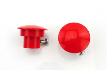 Handlebar end plug red for component properties Vehicle brand Vehicles