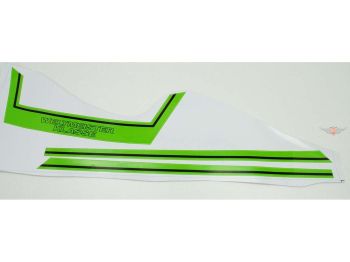 Sticker set world champion rear seat green for Kreidler Florett RS RMC K54