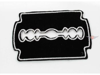 Moped garage razor blade cowl patch jeans moped club jacket 8cm moped