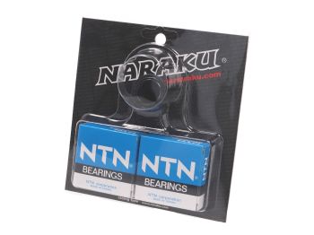 crankshaft bearings Naraku heavy duty left and right incl. oil seals for Peugeot horiz.