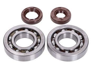 crankshaft bearing set Naraku SKF / FKM Premium C3 for Honda X8R