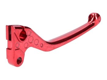 clutch lever Naraku red for Derbi, MH, Rieju, Sherco