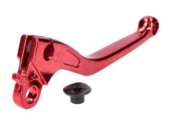 clutch lever Naraku red for Aprilia, Beta, Derbi, Gilera, Generic, Rieju, Ride