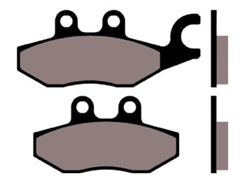 brake pads Naraku sintered for Piaggio X7, X9, X-Evo, MP3, Vespa 946, GTS, GTV