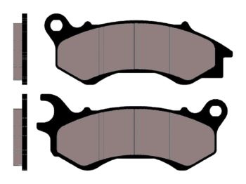 brake pads Naraku organic for Honda PCX 125, NSC, Vision, Peugeot, Torrot