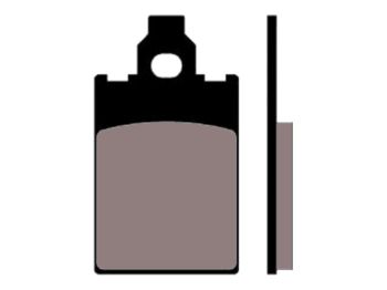 brake pads Naraku organic for Aprilia, Malaguti, Piaggio, Simson
