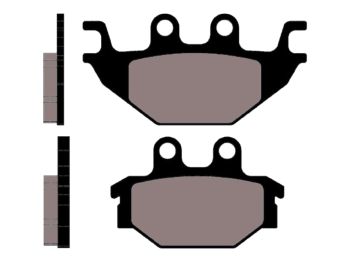 brake pads Naraku organic for Kymco KXR, MXU, Maxxer, UXV, SYM Quad Lander, Yamaha MT, YZF-R
