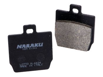 brake pads Naraku organic for Yamaha Aerox, MBK Nitro