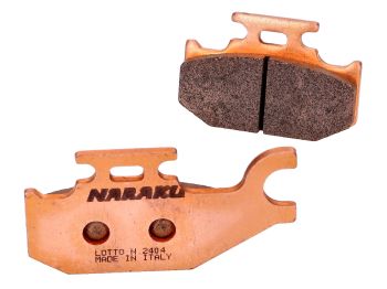 brake pads Naraku sintered for Yamaha 660 YXR FAR/FAS Rhino (4x4), 700 YFM Raptor, 700 YFM RY