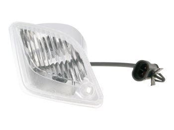 indicator light assy rear left, white OEM for Vespa GT, GTS, GTV