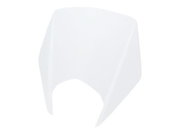headlight fairing upper part OEM white for Derbi Senda 2011-, Gilera RCR, SMT 2011-