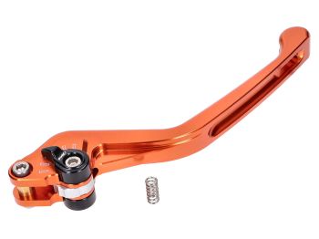 Brake lever Puig 3.0 front adjustable - orange black