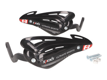 handguards / hand protector set Speeds black for handlebar with M8 inside thread