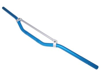 MX handlebar aluminum with cross brace blue 22mm - 810mm