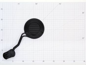 mirror Race collapsible left incl. ATV, Supermoto mounting clamp E-marked