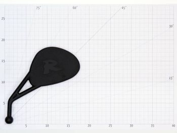 mirror Race collapsible left incl. mounting clamp M10 thread for ATV, Supermoto