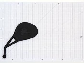 mirror Race collapsible right incl. mounting clamp M8 thread for ATV, Supermoto