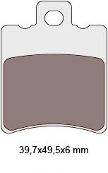 brake pads organic for Aprilia Malaguti MBK Piaggio Yamaha