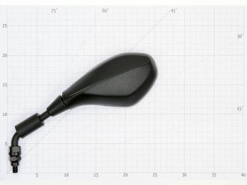 mirror right E-marked 10mm thread for Piaggio TPH 50 (10-)