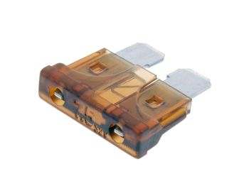 blade fuse flat 19.2mm 7.5A brown in color