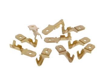 wire connectors / cable shoes flat male - 10 pcs