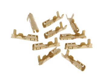 wire connectors / cable shoes round female - 10 pcs