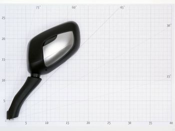 mirror left E-marked for SYM Euro MX, Shark, VS 125, 150