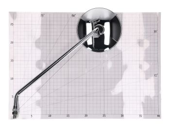 mirror left M10 chromed for Vespa Classic, LML Star