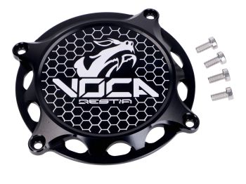 Ignition cover Voca CNC black for Minarelli AM6