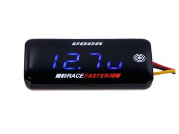 temperature Display Voltmeter Voca V-TEMP (Touch) 0-120ºC 8-18V blue